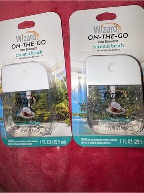 On-The-Go Coconut Beach Odor Eliminator - White